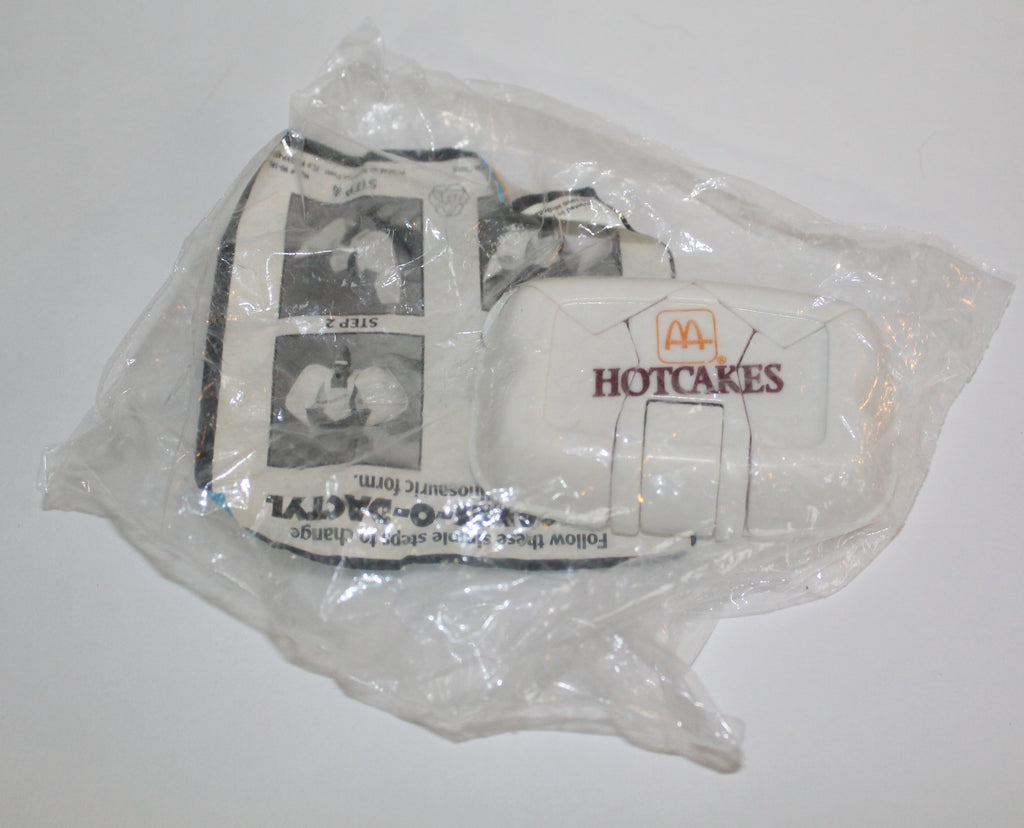 McDonalds McDino Transforming Dinosaur Hot Cakes O Dactyl in Bag Happy Meal Changables 1990
