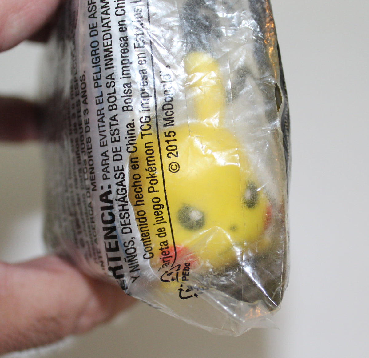McDonald's Pokémon Omega Ruby & Alpha Sapphire Pikachu Figure with Card 2015 Pokemon