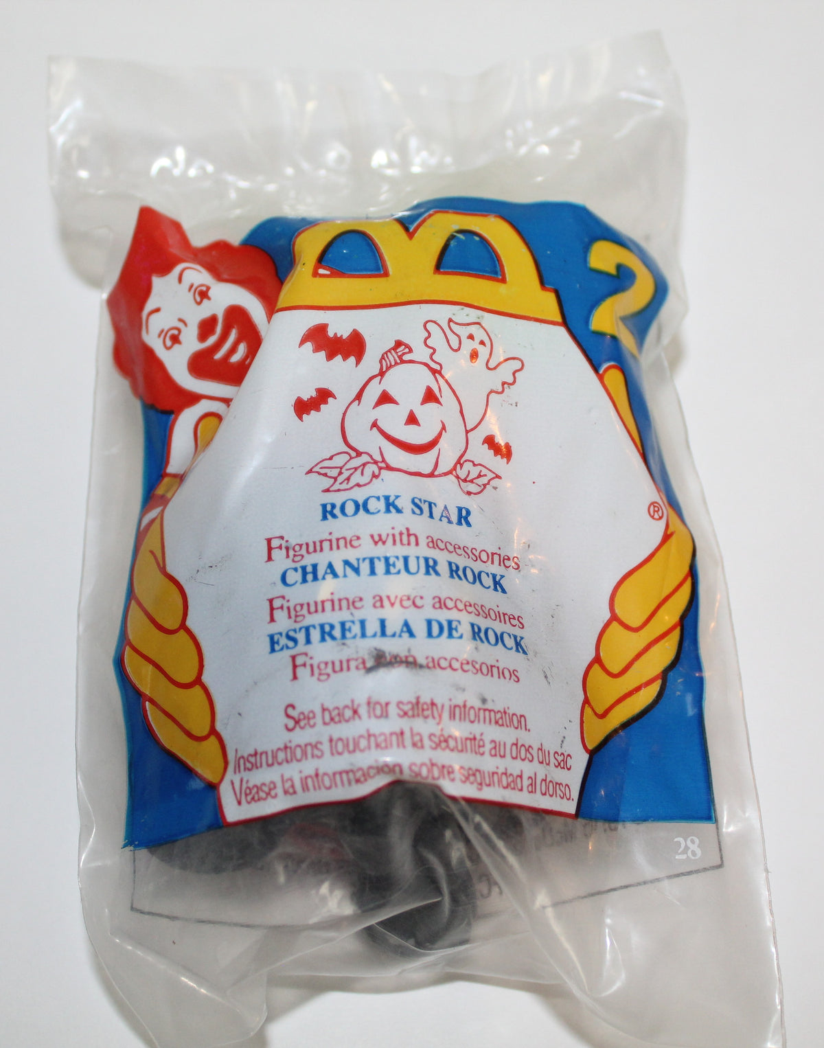 McDonalds McNuggets Buddies Halloween Rock Star Figure Happy Meal 1996