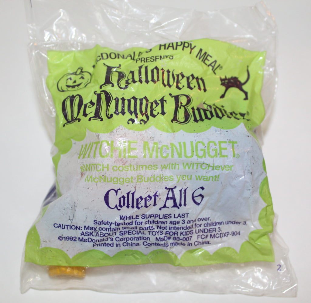 McDonalds McNuggets Buddies Halloween Witch Figure Happy Meal 1992