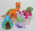 McDonalds Tinosaurs PVC Figure Lot of 4 Happy Meal 1986