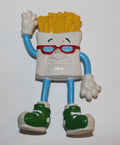 The Jack Pack Bendable Buddies White Sly Fry, Jack in the Box 1991