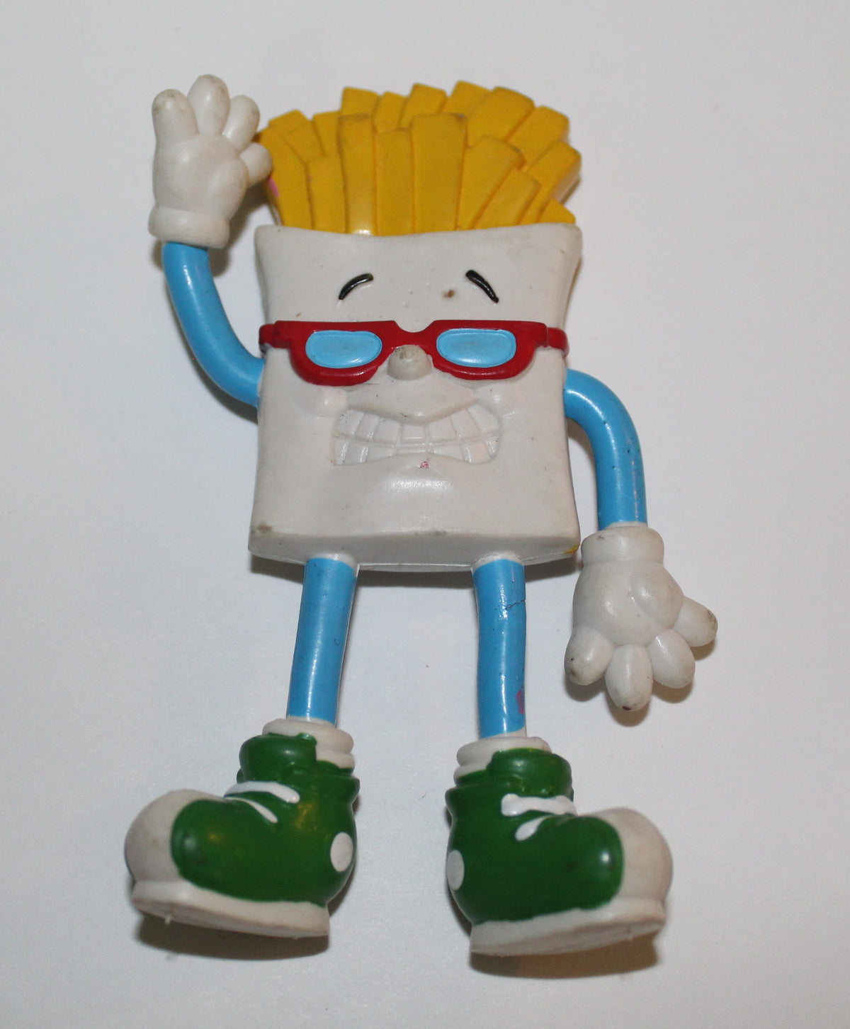 The Jack Pack Bendable Buddies White Sly Fry, Jack in the Box 1991