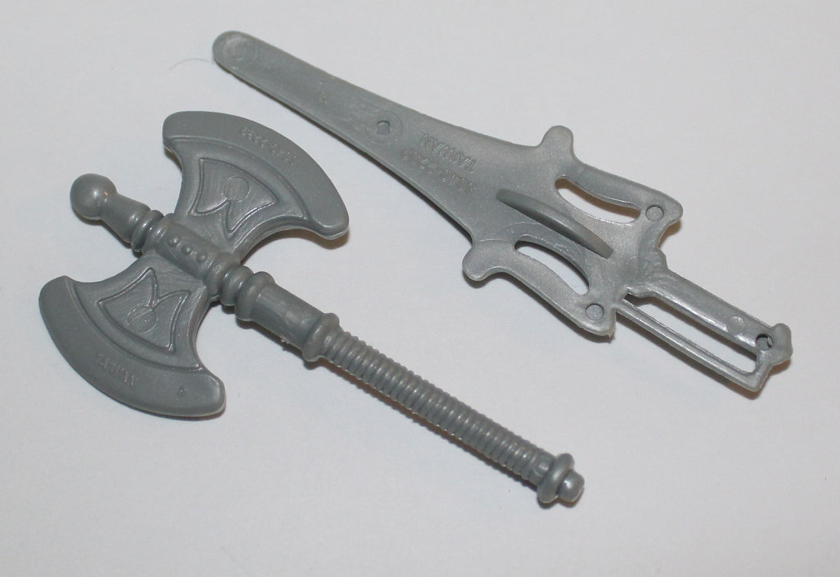 Masters Of The Universe He-Man Sword and Axe 1982 Mattel MOTU Taiwan