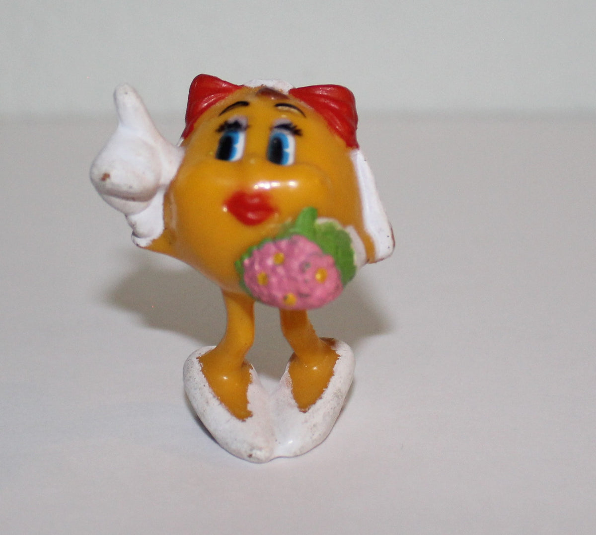 Ms. Pac-Man Bride Wedding PVC Mini Figure Coleco 1982