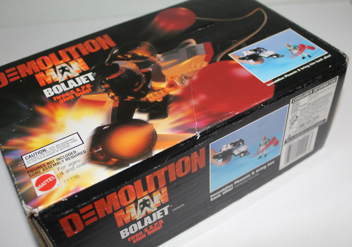 Demolition Man Bolajet Mattel 1993 Sealed Bola Jet