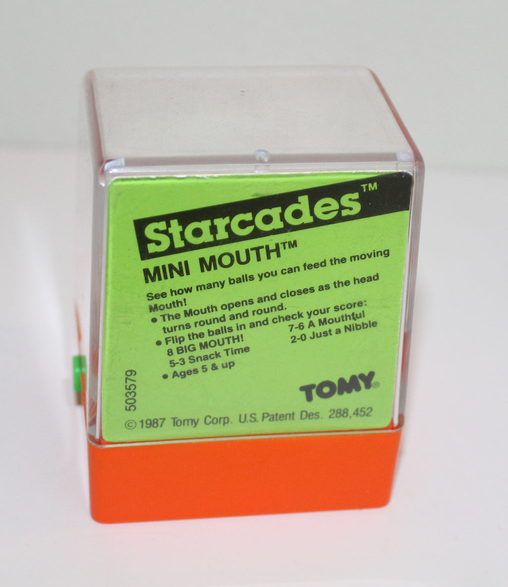 Starcades Mini Mouth Wind-up Arcade Game 1987 Tomy