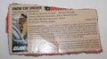 G.I Joe Frostbite File Card Hasbro 1985