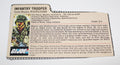 G.I Joe Footloose File Card Hasbro 1985