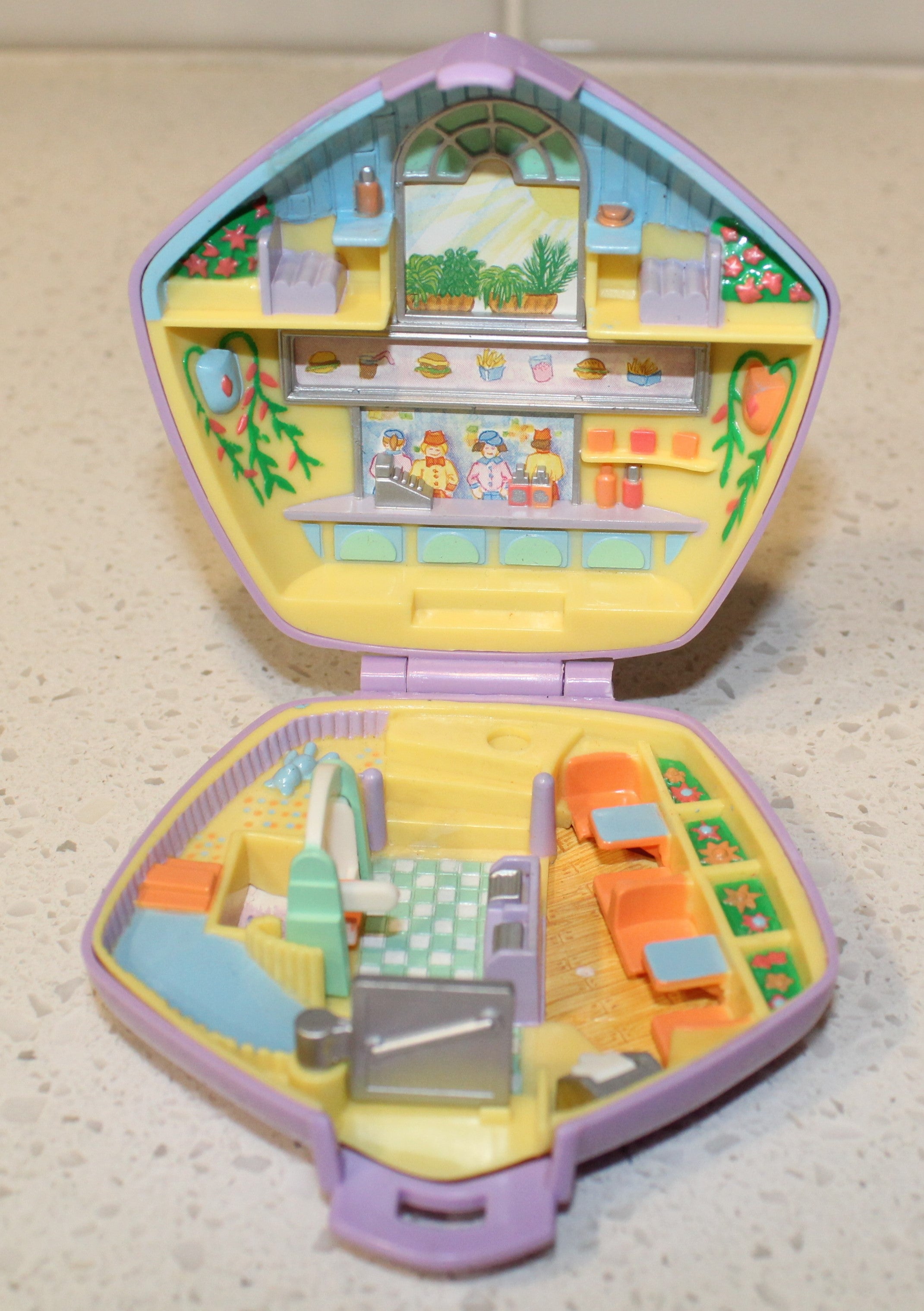 Polly Pocket at the Burger Stand 1992 Bluebird