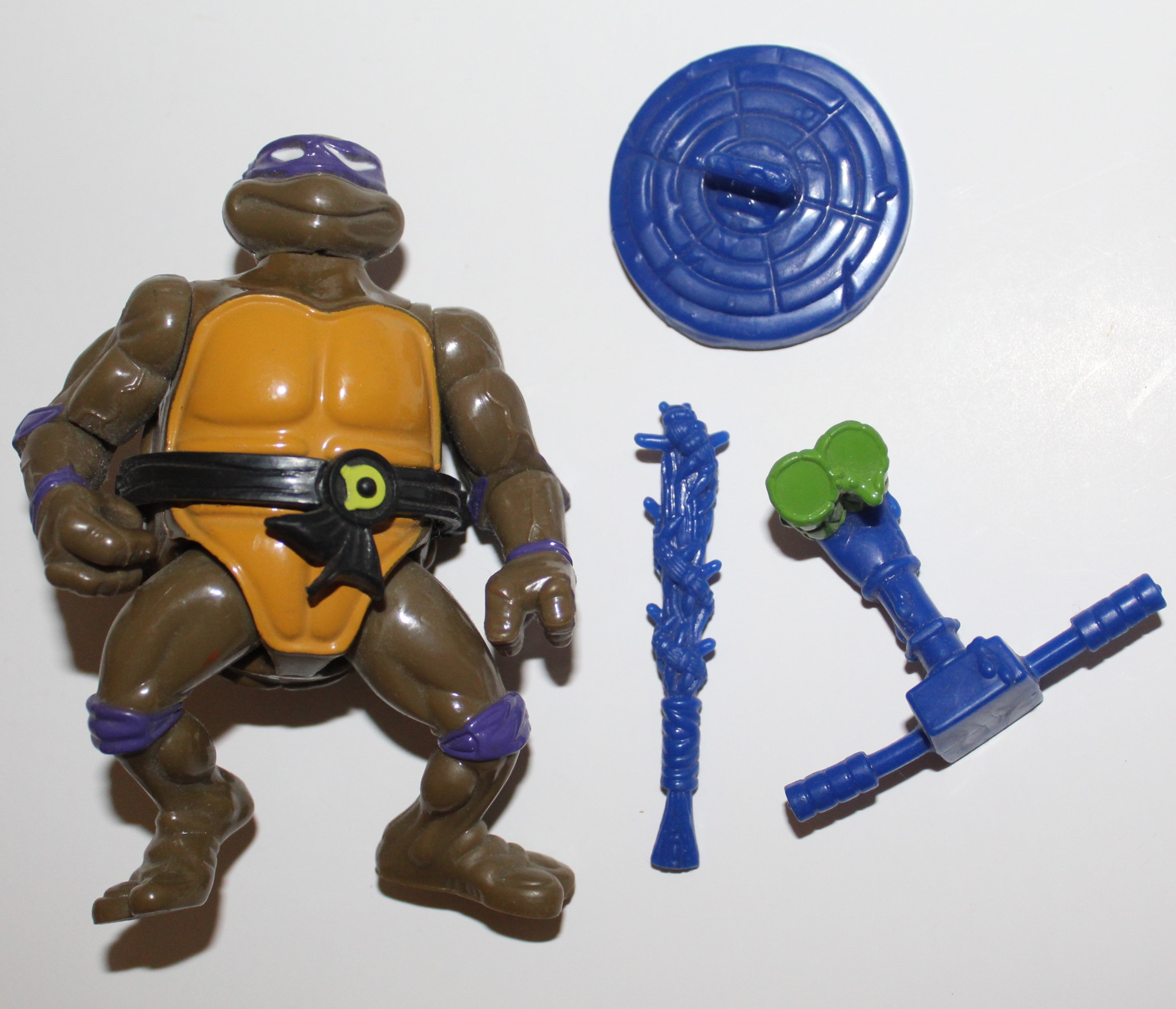 Ninja Turtles TMNT Headdroppin' Donatello Figure With Parts Playmates 1991
