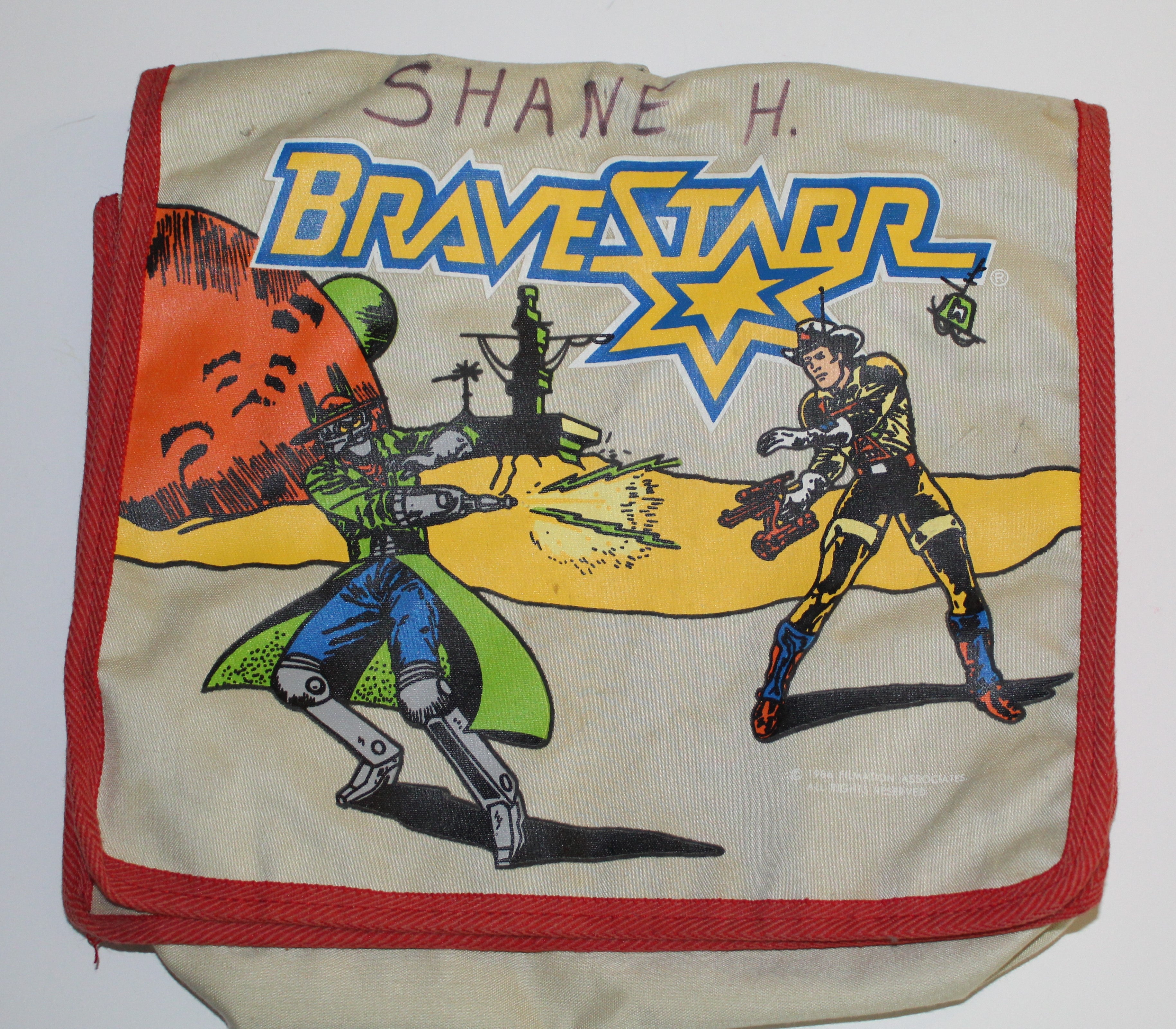 Bravestarr Childs Backpack Messenger Bag Tote Filmation 1983