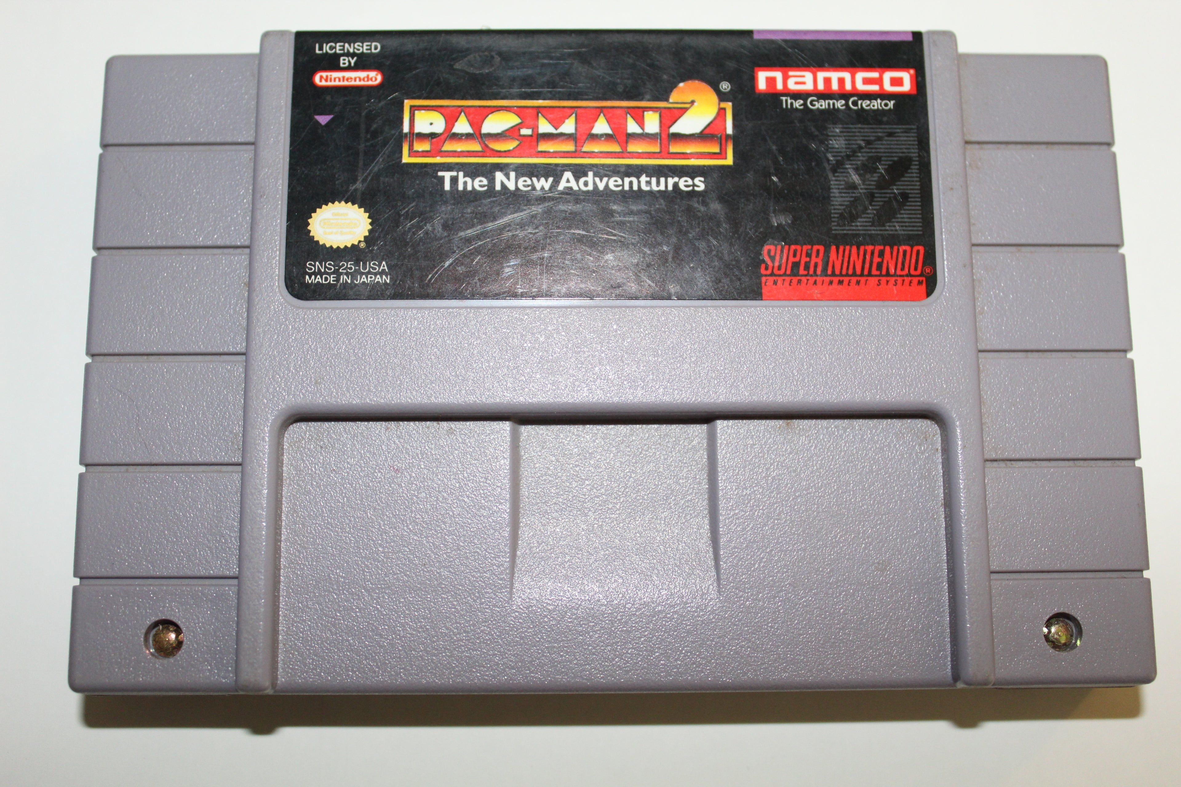 Super Nintendo Pacman 2 The New Adventures Game Cartridge 1994 SNES Pac-Man
