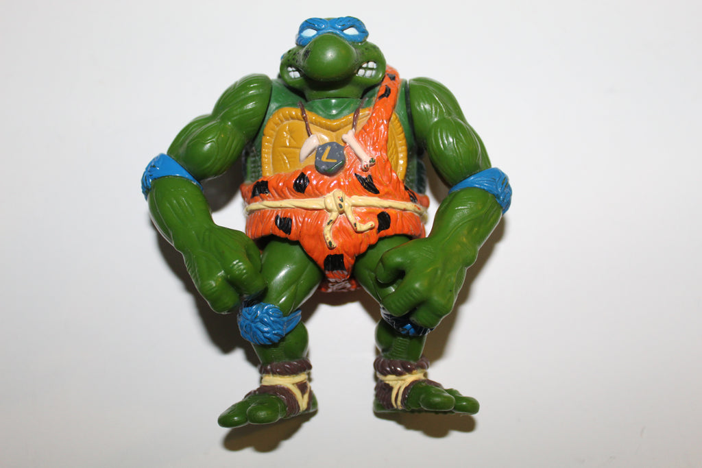 Ninja Turtles TMNT Cave Turtle Leo with Dingy Dino Figure Parts Playmates 1993