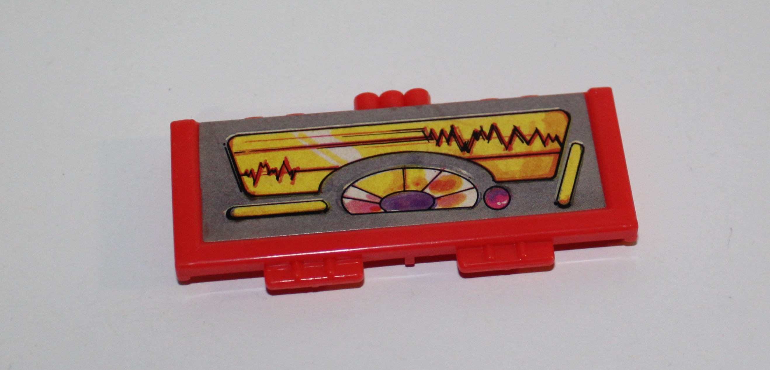 Ninja Turtles TMNT Technodrome Red Computer Screen Part Playmates 1990