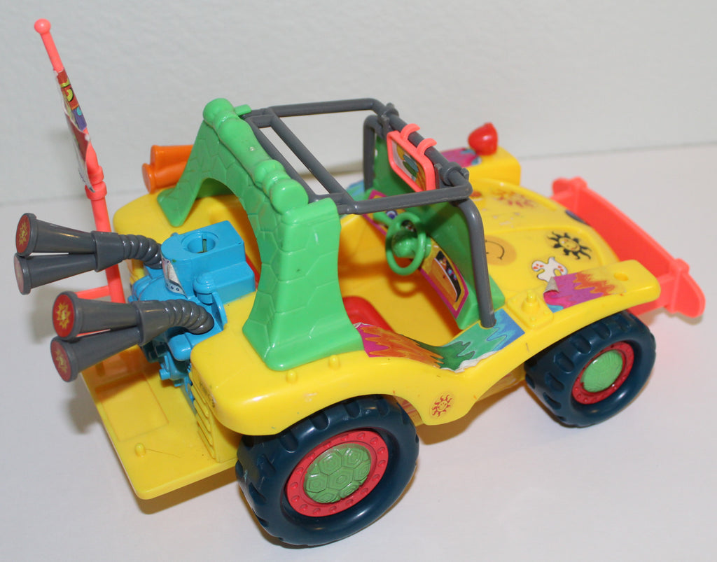 TMNT Ninja Turtles Mike's Kowabunga Surf Buggy Vehicle with Parts Playmates 1991