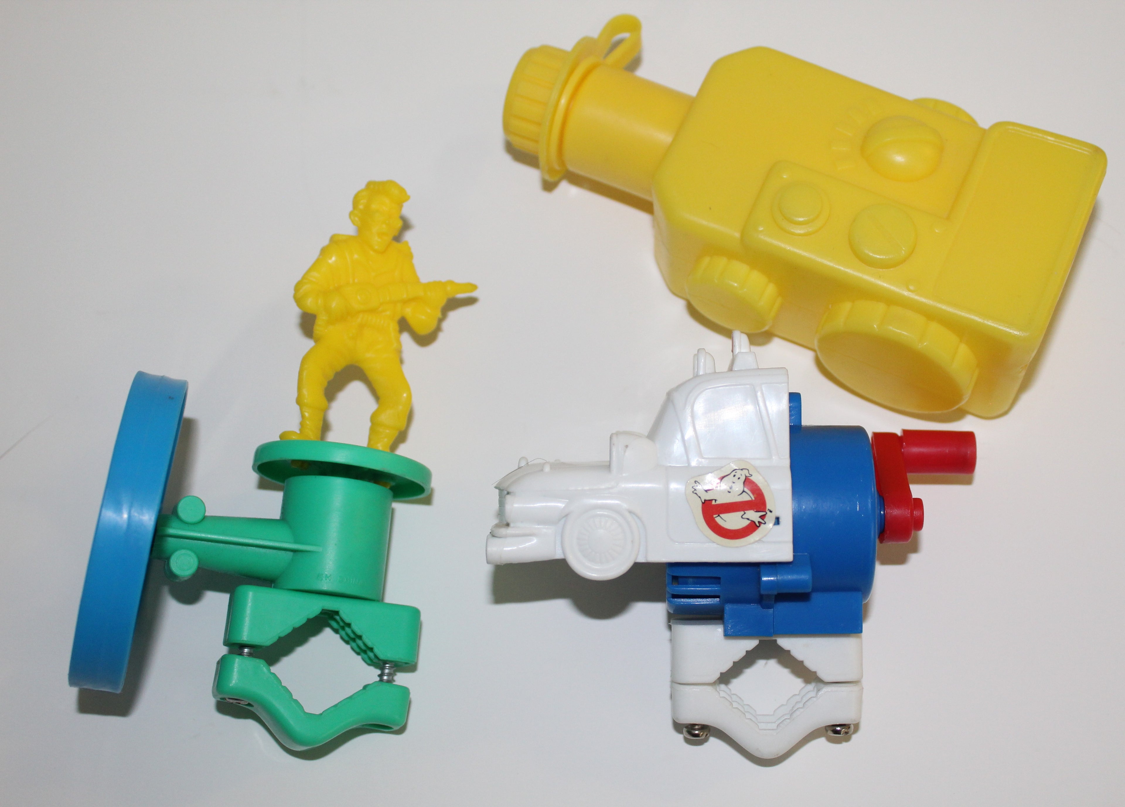 Real Ghostbusters Happy Meal Bike Accessory Lot McDonalds Kenner 1991
