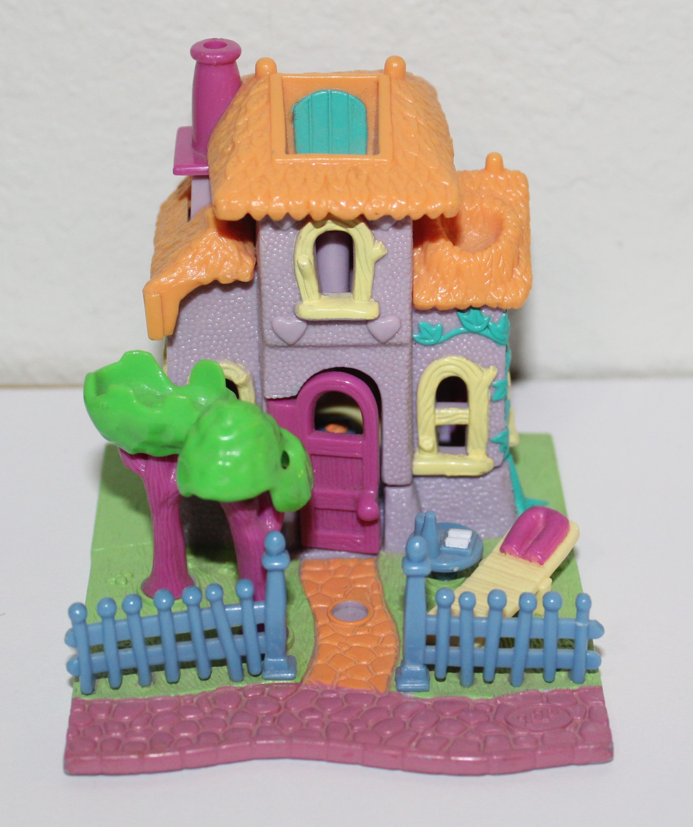 Polly Pocket Animal Wonderland Giraffe House Blue Bird 1994