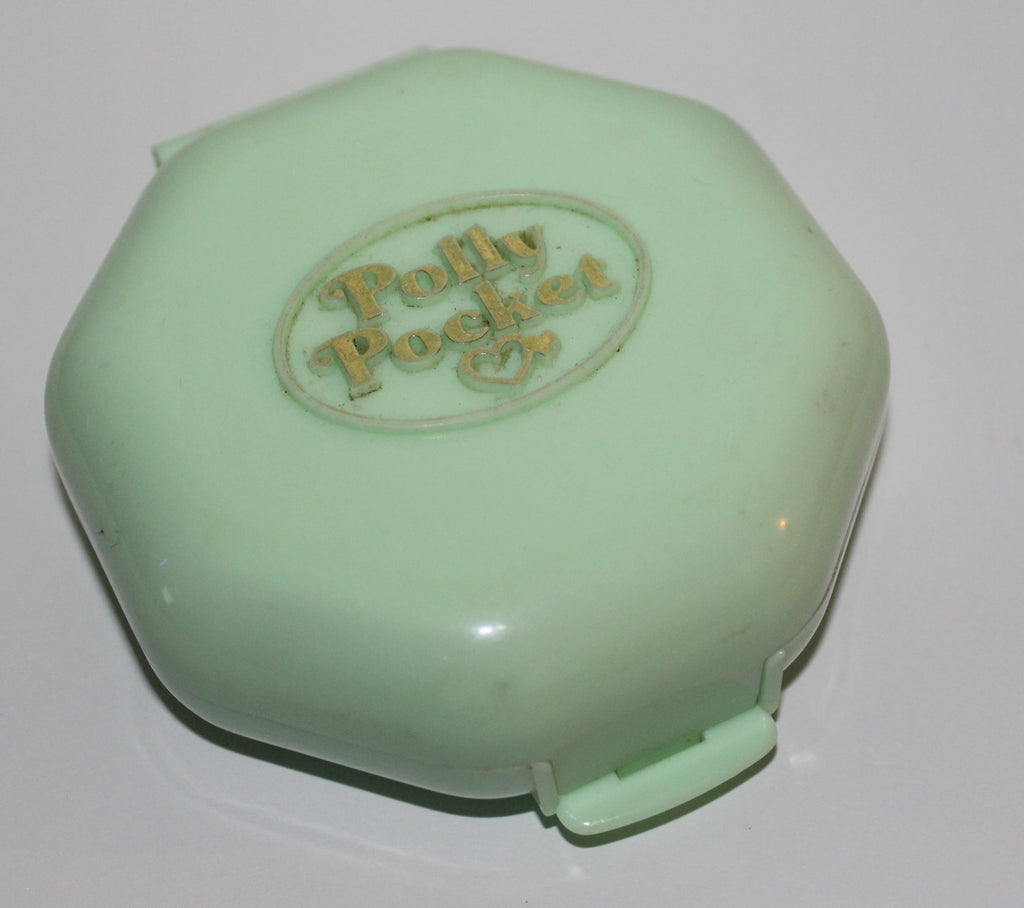 Polly Pocket Polly's School Compact With Figure Doll Blue Bird 1990