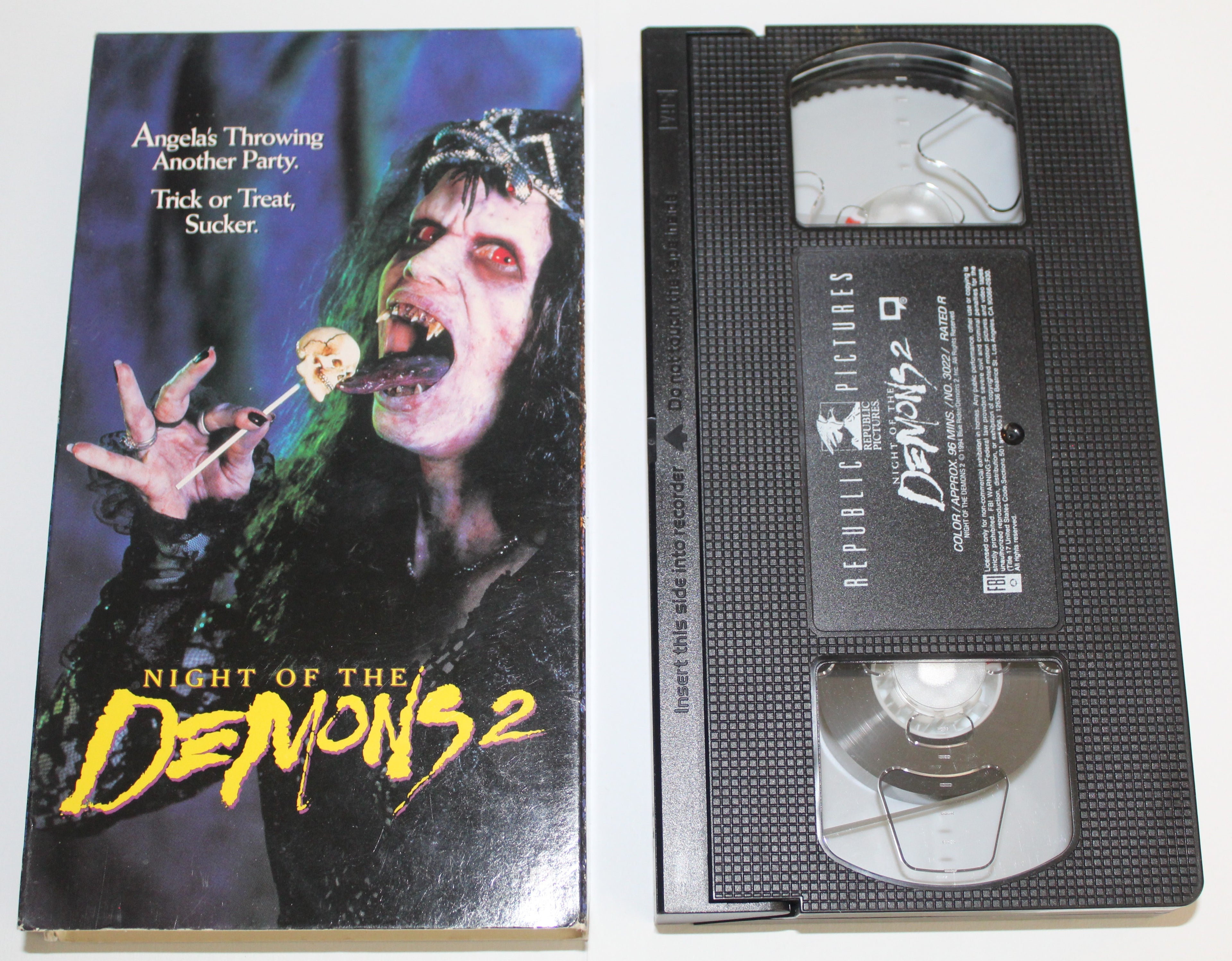 Night of the Demons 2 VHS Republic Pictures 1994