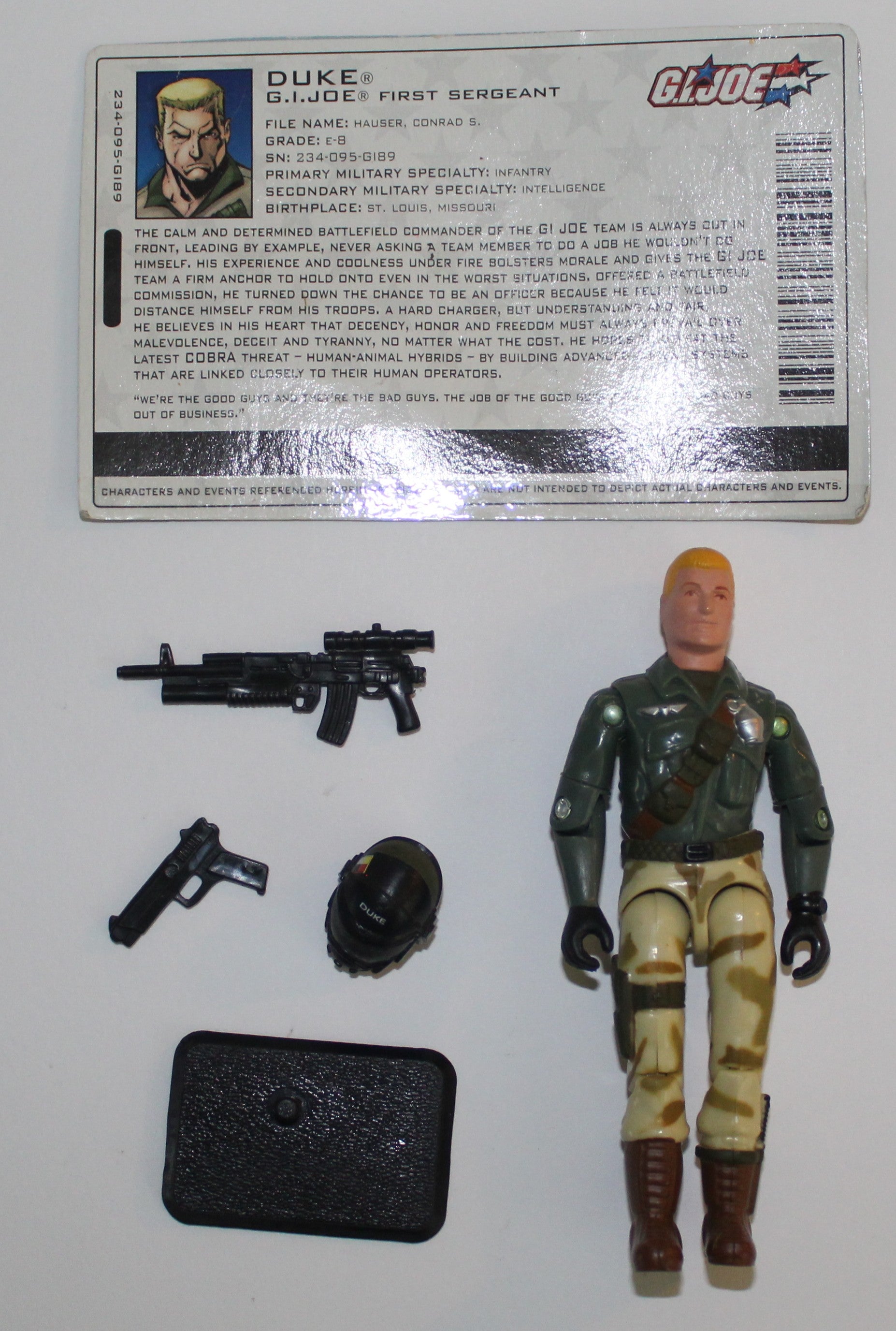 G.I. Joe Duke Version 15 Hasbro 2004 TRU Exclusive Anti-Venom Task Force