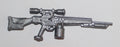 G.I. Joe Cobra Commander Figure Silver Gun Part Hasbro 1993