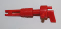Ninja Turtles TMNT Technodrome Red Side Gun with Handle Playmates 1990