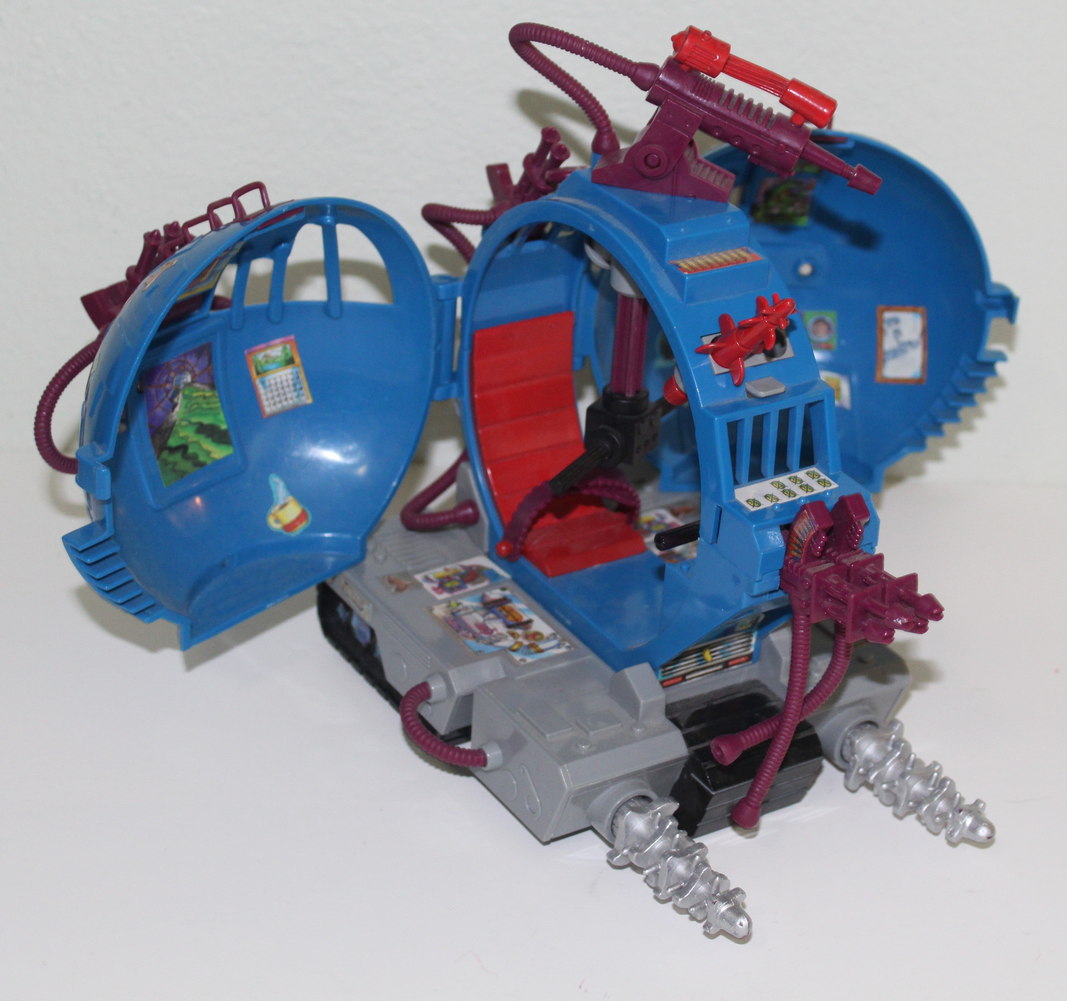 Ninja Turtles TMNT Technodrome Scout Vehicle Playmates 1993