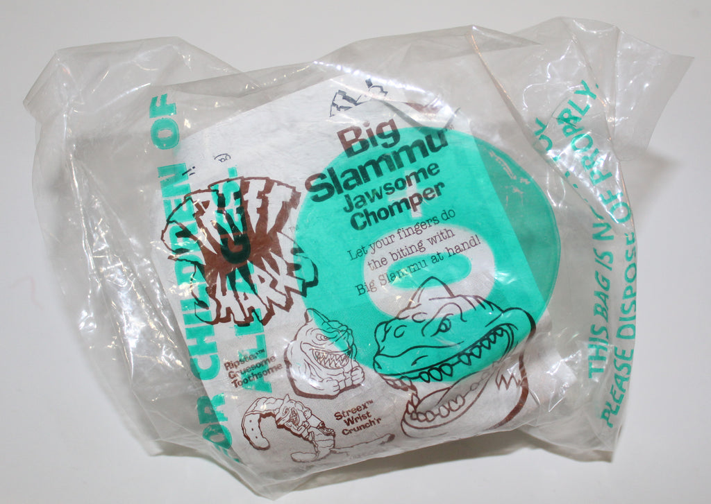 Street Sharks Jawsome Chomper Big Slammu Hand Puppet Kids Meal Toy Taco Bell 1995