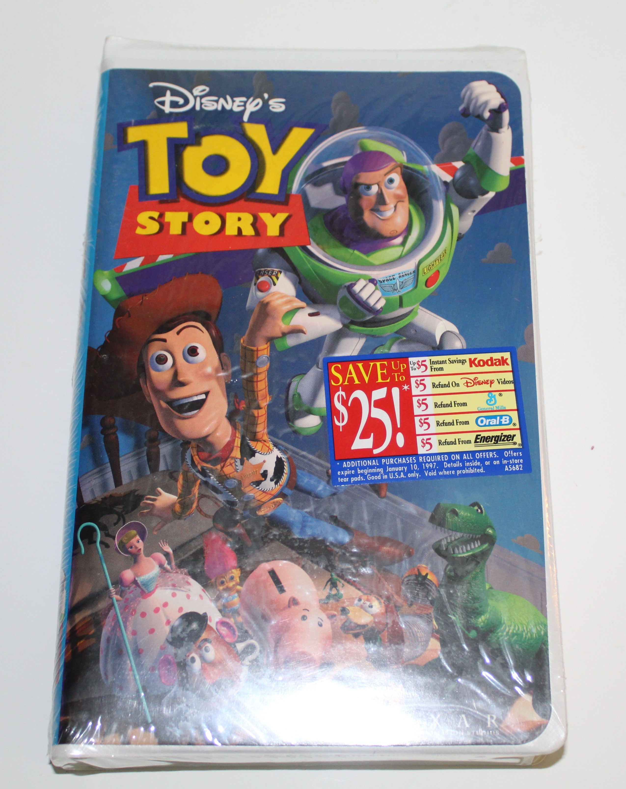 Toy Story VHS Disney Pixar 1995 Sealed