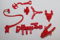 Dino Riders Rulon Series 2 Red Weapon Set Kentrosaurus Tyco 1989