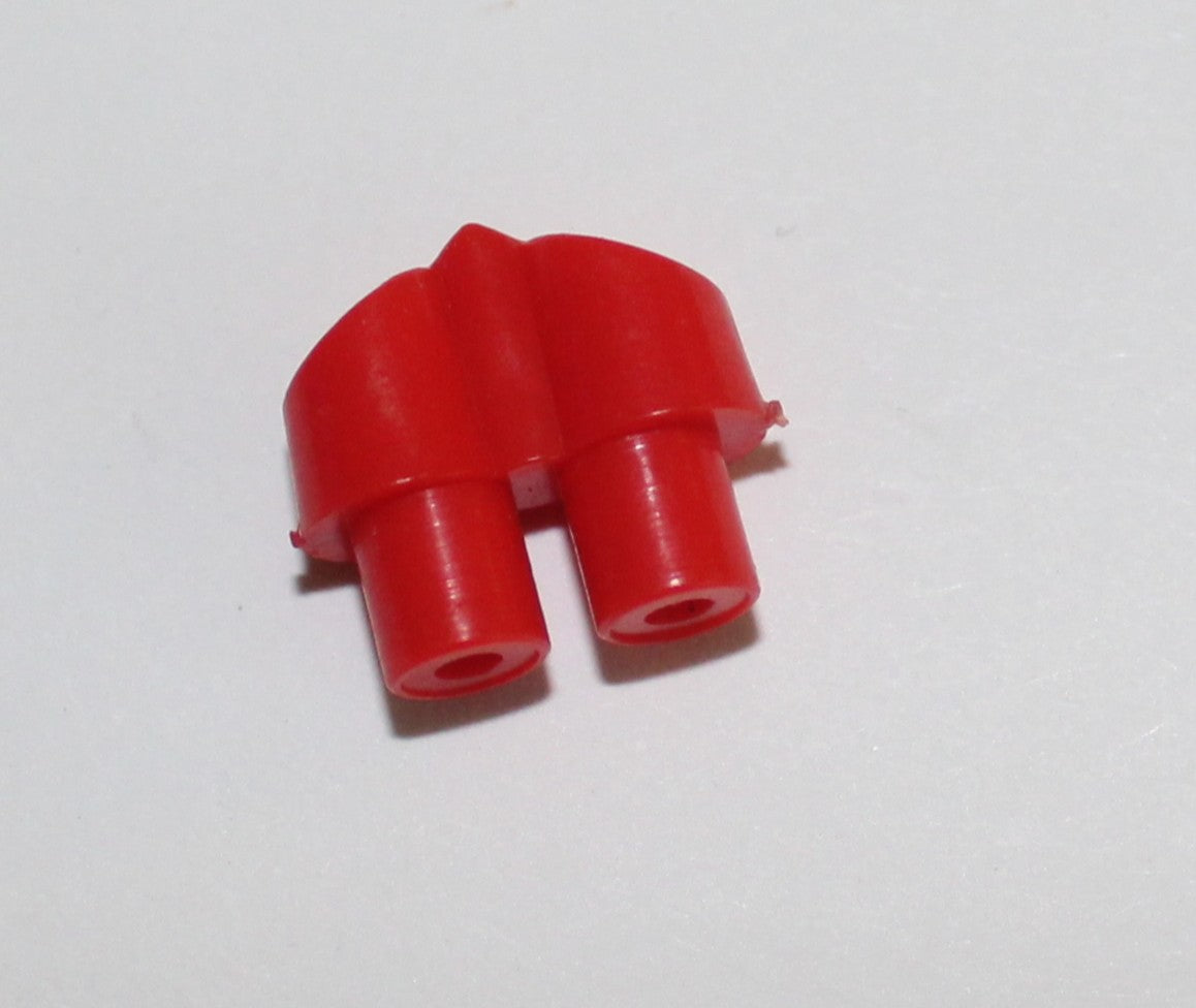 Dino Riders Red Double Gun Tip Weapon Part Tyco 1989