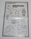 Dino Riders Deinonychus Instruction Sheet Tyco 1987
