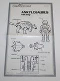 Dino Riders Ankylosaurus Instruction Sheet Tyco 1987