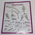 Dino Riders Kentrosaurus Series 2 Instruction Sheet Tyco 1989