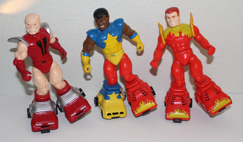 Rocket Rollers Lot of 3 Tyco 1987 MOTU KO