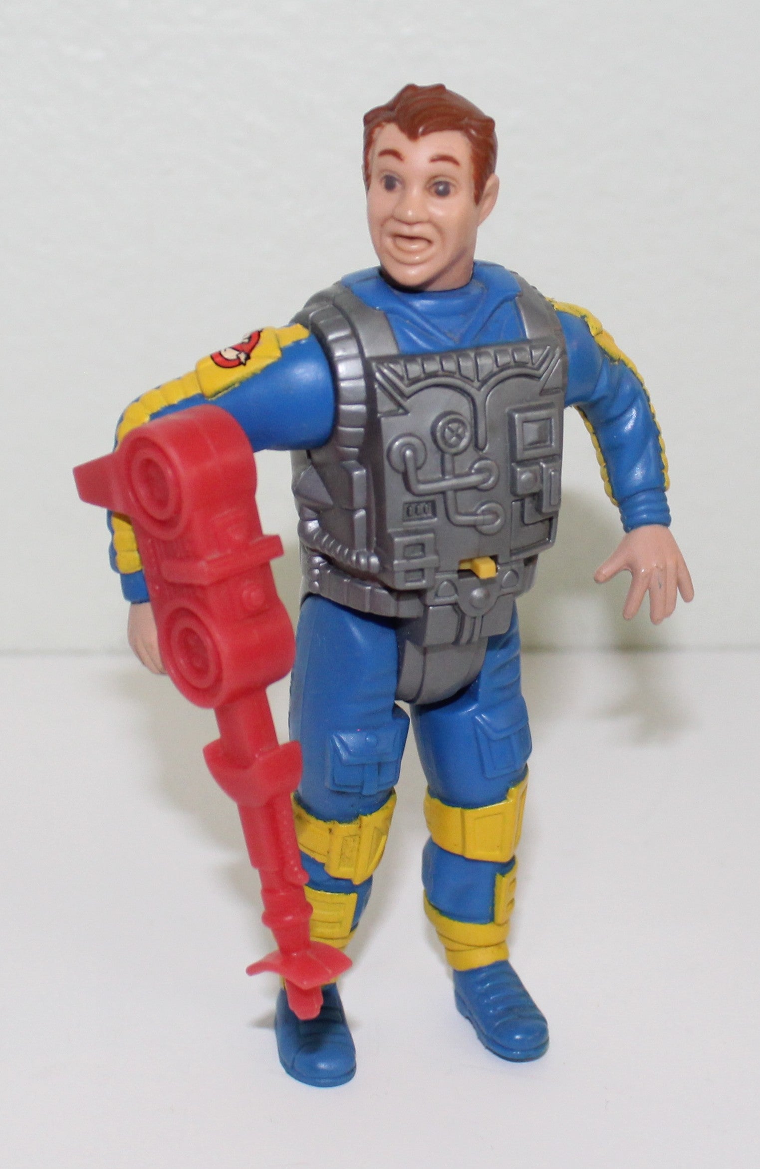 Real Ghostbusters Screaming Heroes Ray Stantz With Accessory Kenner 1989