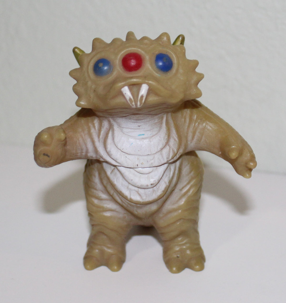 Super Dino Monsters Sofubi Vinyl Gold Figure Kaiju Vintage 90s