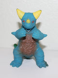 Super Dino Monsters Sofubi Vinyl Blue Figure Kaiju Vintage 90s